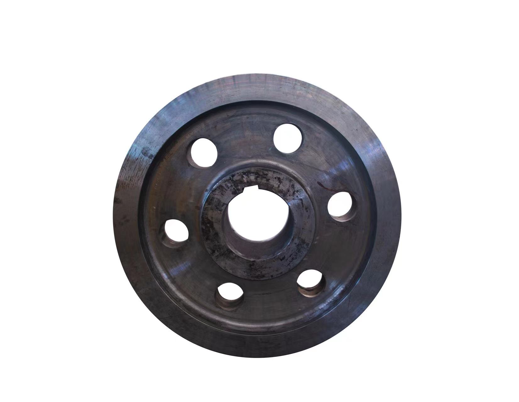 Steel train wheel free forgings na ginagamit para sa tren